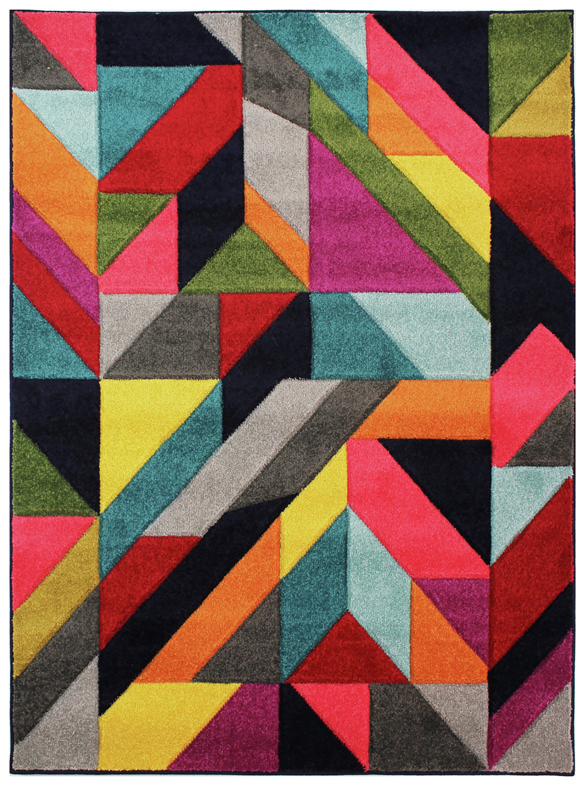 Flair Radiant Rug - 120x170cm - Multicoloured Jigsaw