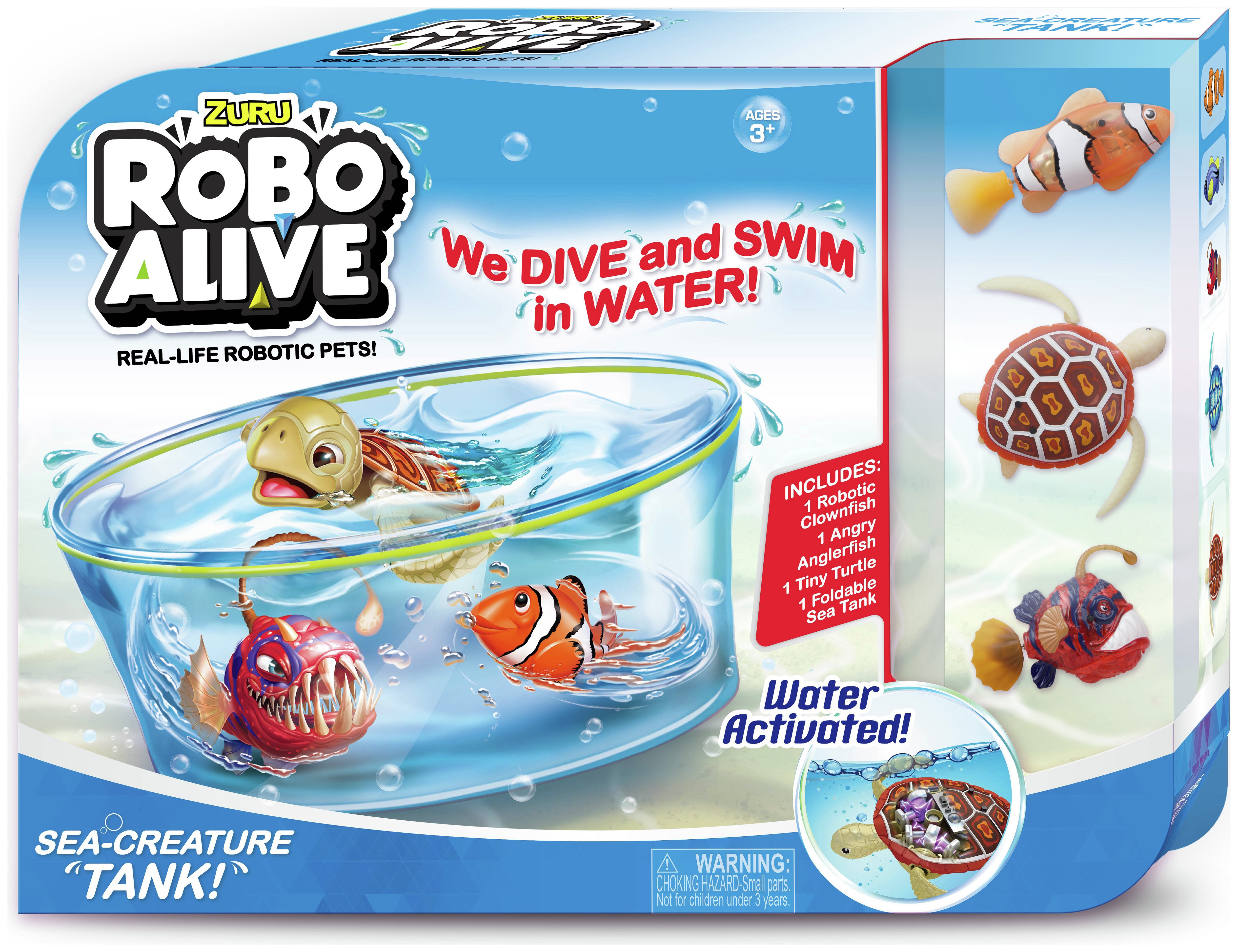 Zuru Robo Alive Fish and Turtle Value Pack
