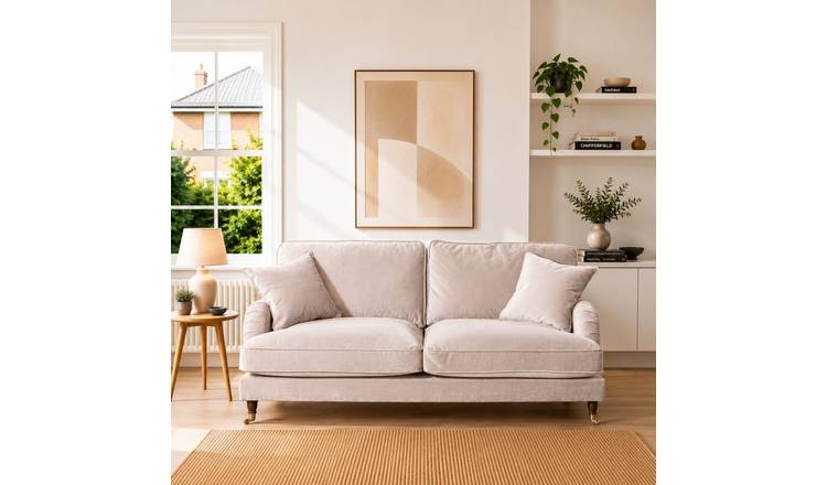 Artemis Home Mackenzie 3 Seat Sofa - Silver
