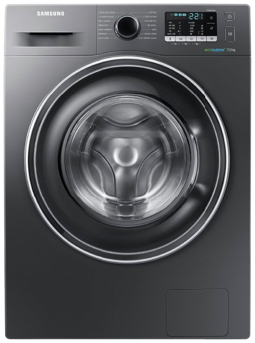 Samsung WW70J5555EX 7KG 1400 Spin Washing Machine - Graphite