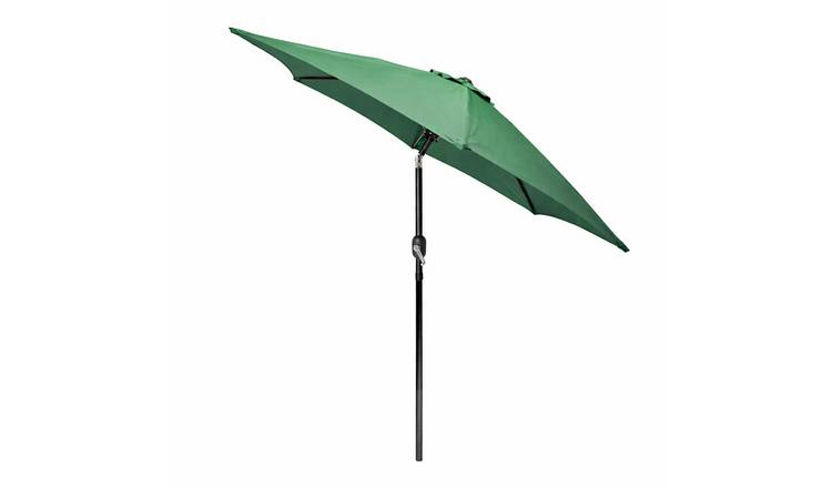 Harbour Housewares Tilting Garden Parasol - Green