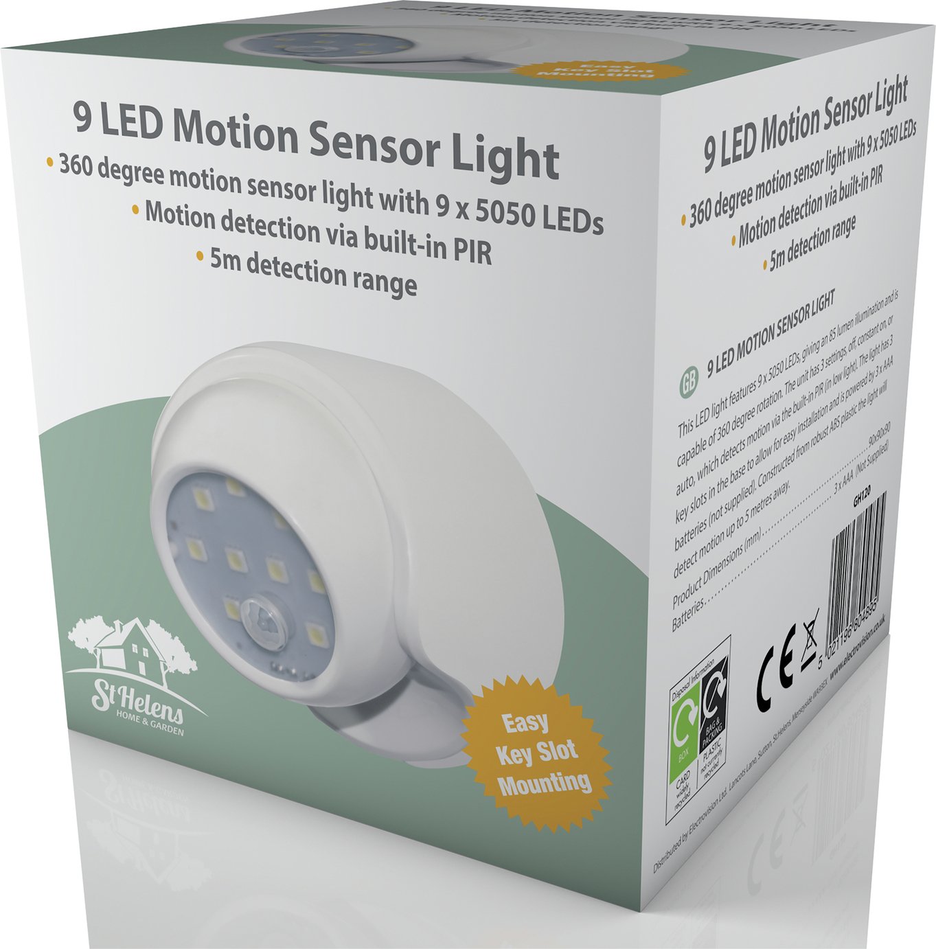 St Helens Home and Garden 9 LED Battery Motion Sensor Light Review