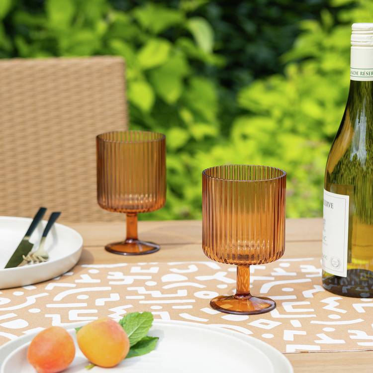 Habitat Amber Picnic Wine Glasses – set of 4 0