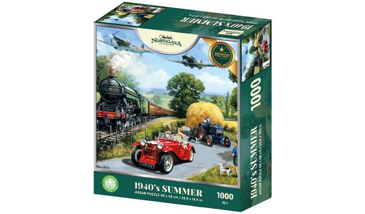 Kidicraft Nostalgia 1940's Summer 1000 Pieces Puzzle