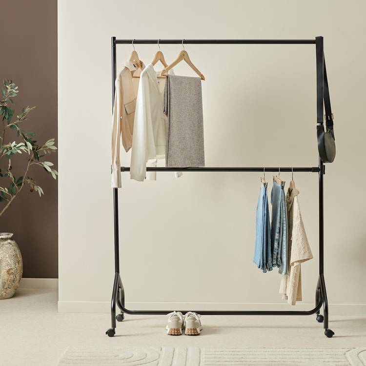 Argos Home Heavy Duty 4 feet Clothes Rail - Black 0