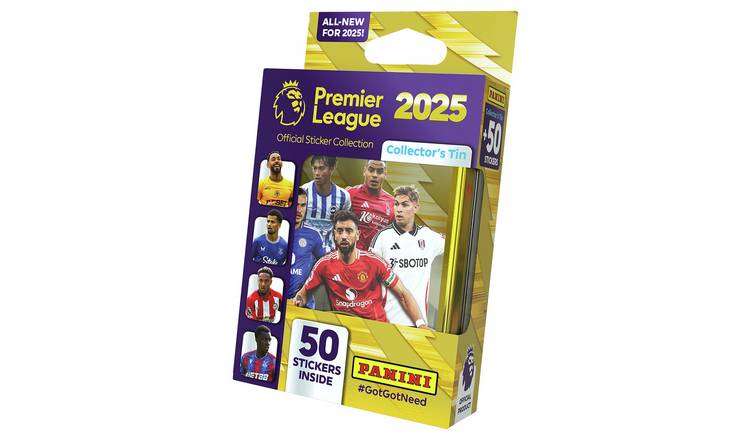 Panini Premier League Sticker Collection Tin