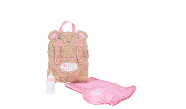 Buy My First Tiny Treasures Bear Hug Changing Bag Carrier Doll accessories Argos