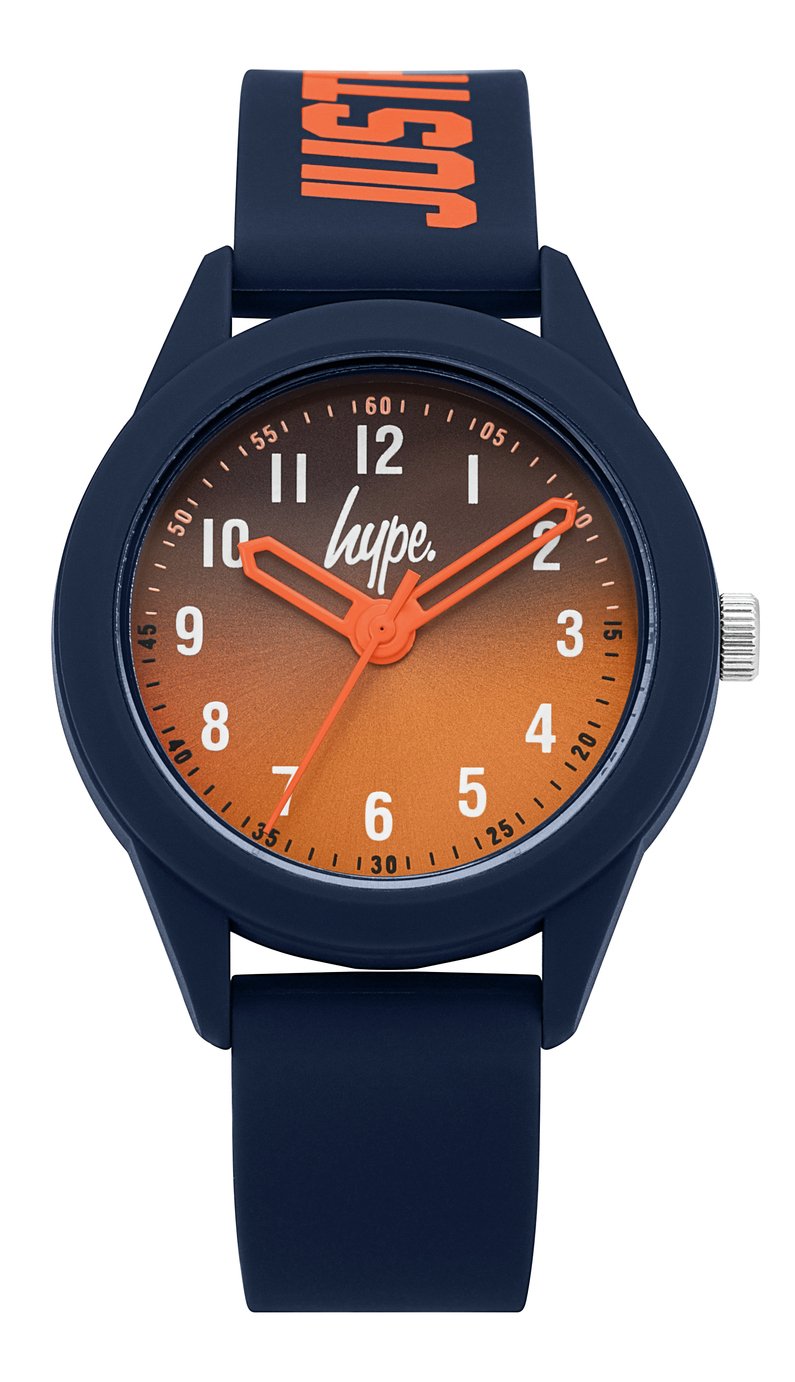 Hype Children's Navy Silicone Strap Watch