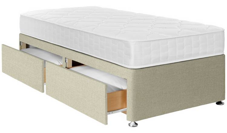 Argos Home Dalham Single 2 Drawer Divan Bed - Natural