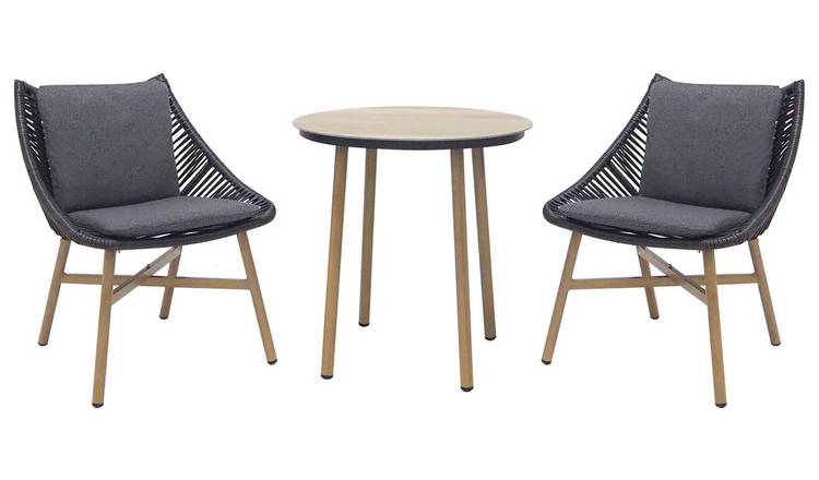 Norfolk Leisure Keswick 2 Seater Garden Bistro Set -  Grey