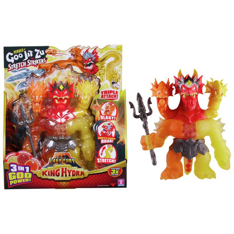 Heroes of Goo Jit Zu Lava Fury King Hydra 0