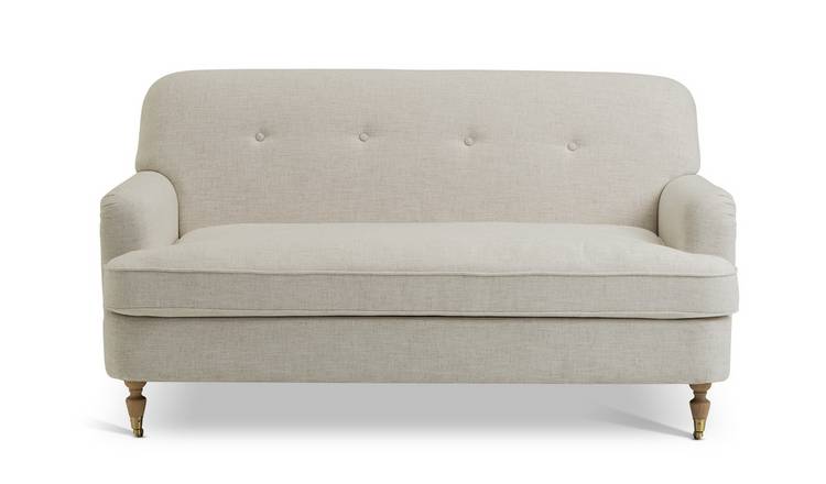 Habitat x Morris & Co. Merton Fabric 2 Seater Sofa - Cream