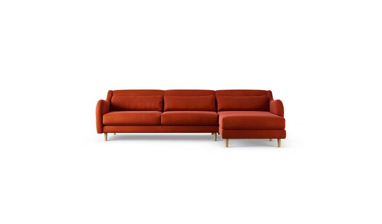 Habitat Turnmill Right Hand Corner Sofa - Burnt Orange