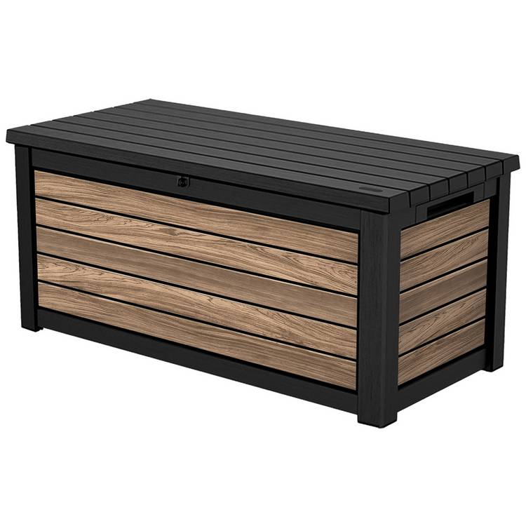Keter Signature 630L Storage Box, Oak 0