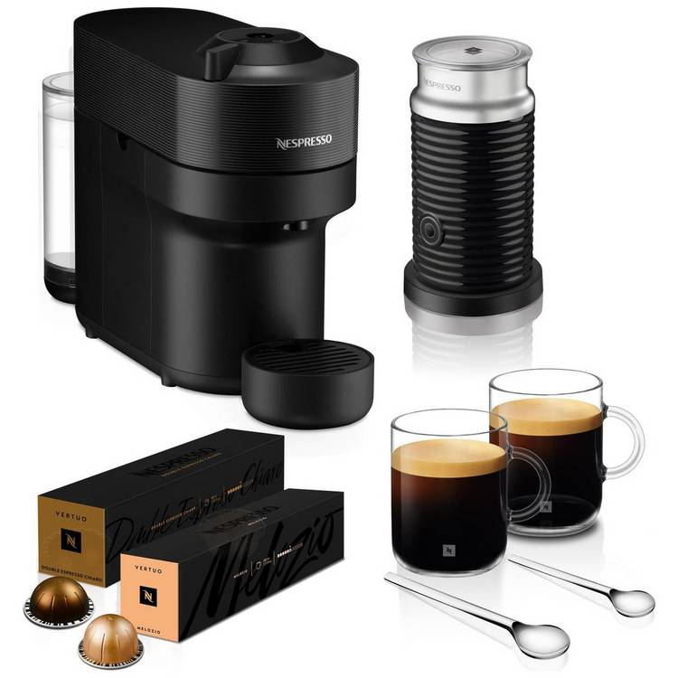 Nespresso Vertuo Pop Barista Bundle De'Longhi Coffee Machine 0
