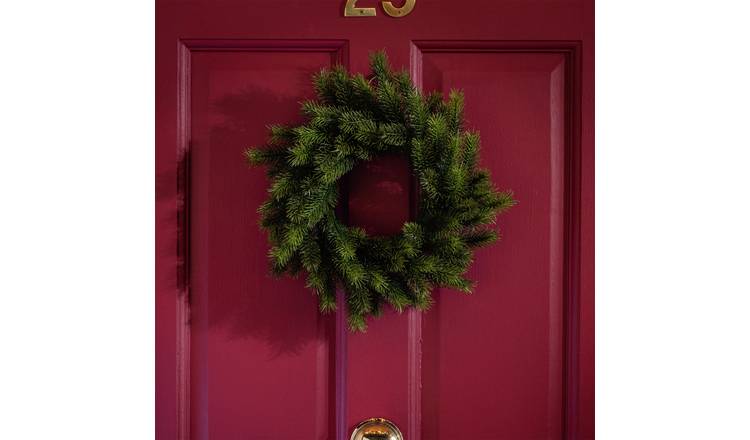 Argos Home Plain Foliage Christmas Wreath