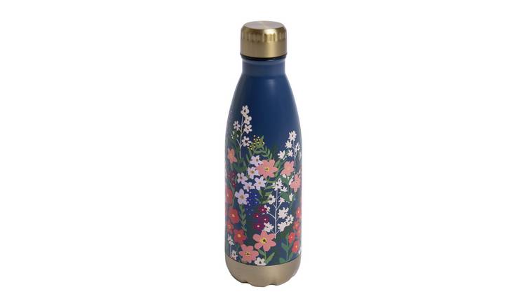 Home Winter Floral Stainless Steel Water Bottle - 500ml