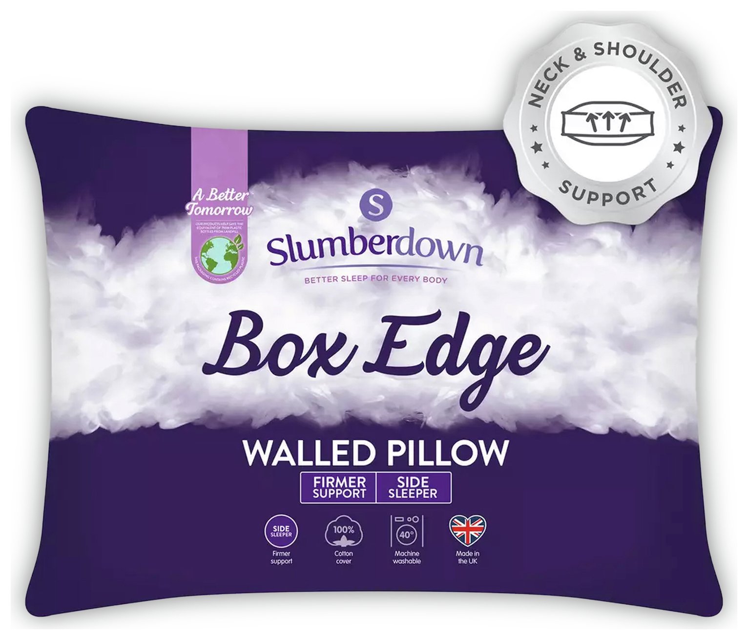 Slumberdown Box Edge Firm Pillow