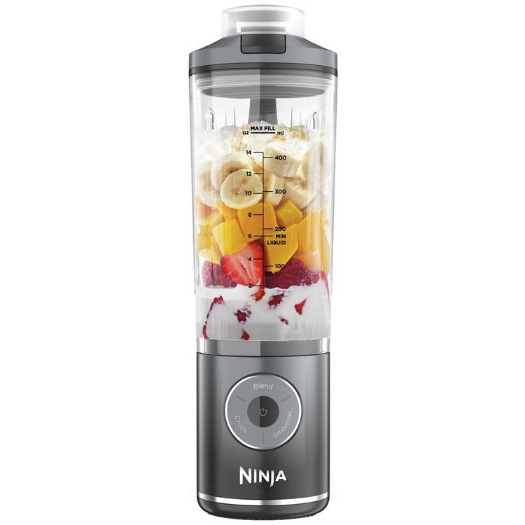 Ninja BC251UKGY Blast Max Portable Hand Blender - Grey 0