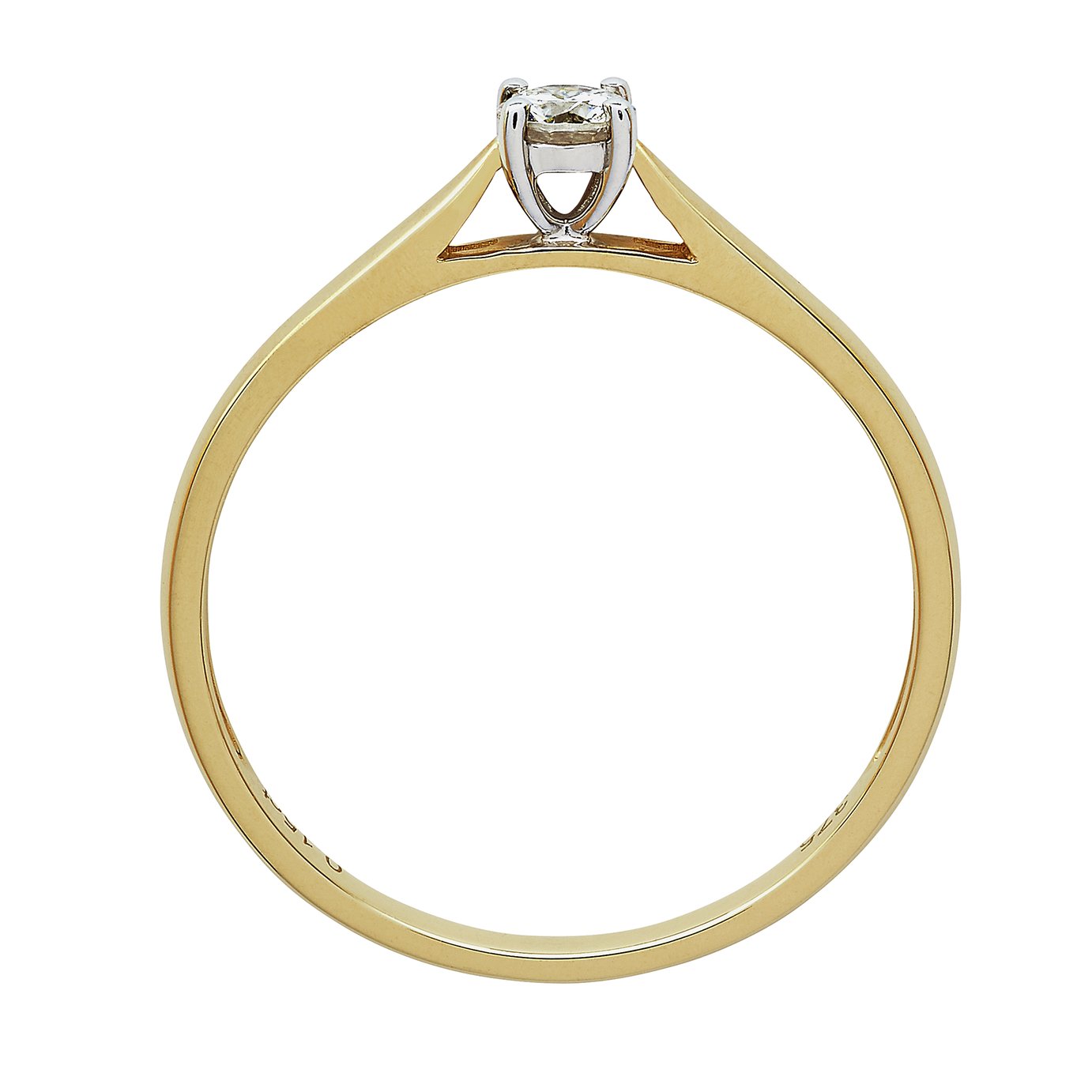 Revere 9ct Gold 0.15ct Diamond Solitaire Ring Review