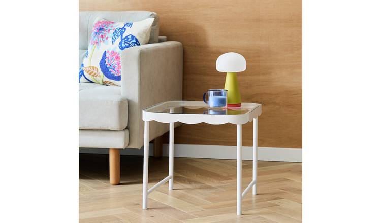 Habitat Rudo Side Table - White