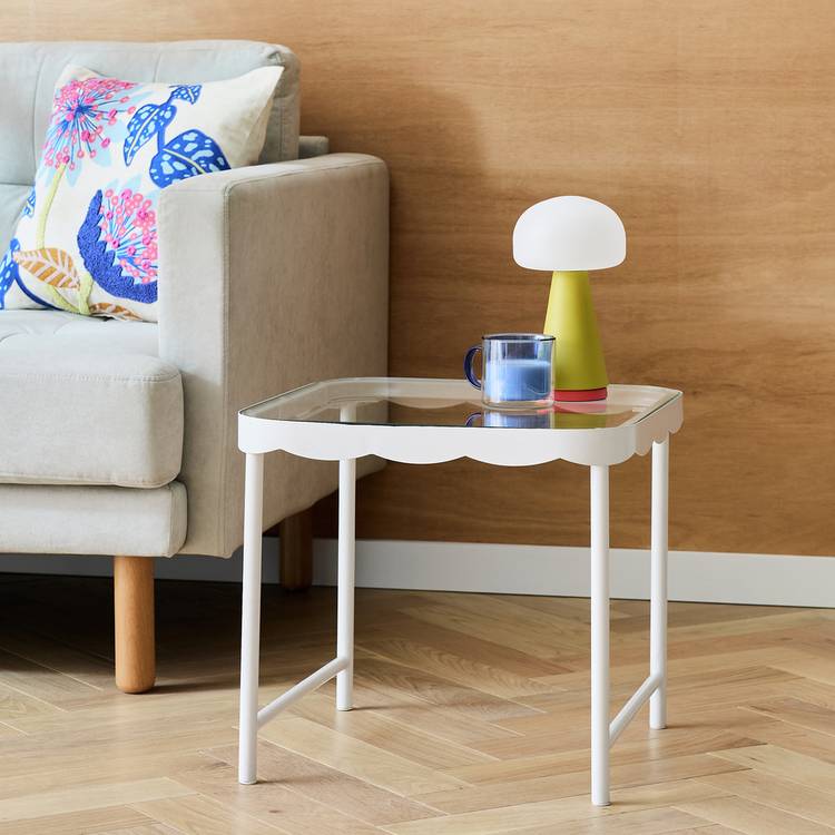 Habitat Rudo Side Table - White 0