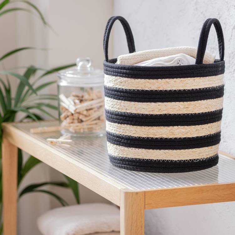 Habitat Rope Storage Basket - Monochrome 0