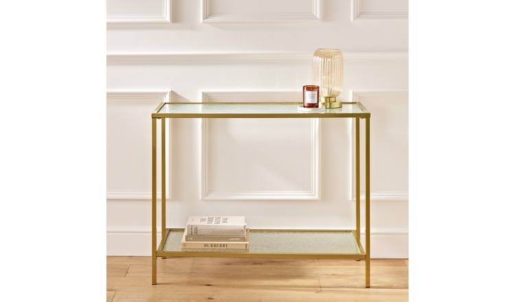 Argos Home Ezra Console Table - Gold