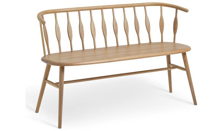 Habitat x Morris & Co. Canterbury Oak Dining Bench