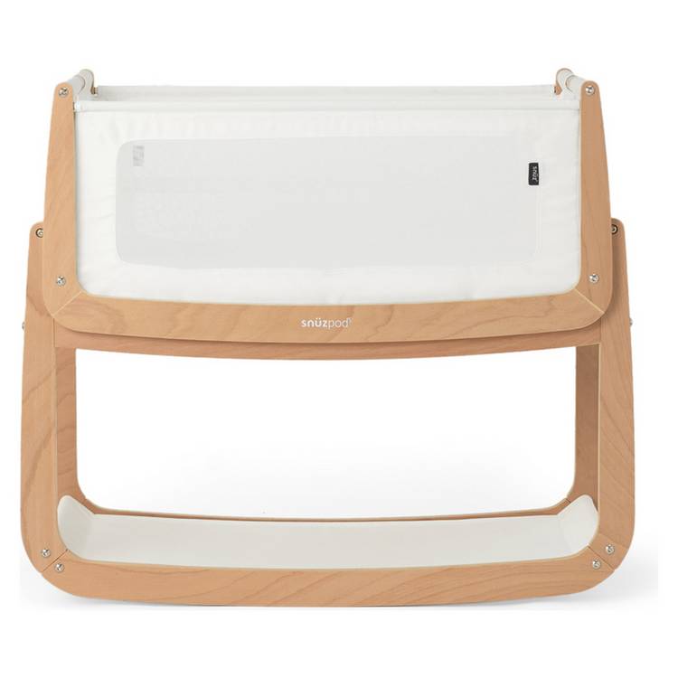 SnuzPod5 Bedside Sleeper Crib - Natural 0