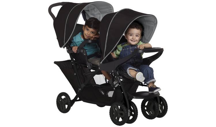 Buy Graco Stadium Duo Tandem Pushchair-Black | Prams and pushchairs | Argos