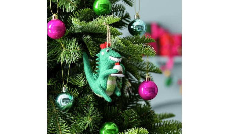 Habitat Felt Crocodile Christmas Tree Decoration