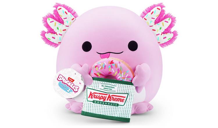 Snackles Series 2 8" Krispy Kreme Axolotl Plush