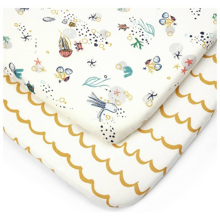 Tutti Bambini Cozee Crib 2pk Fitted Sheets Our Planet 0