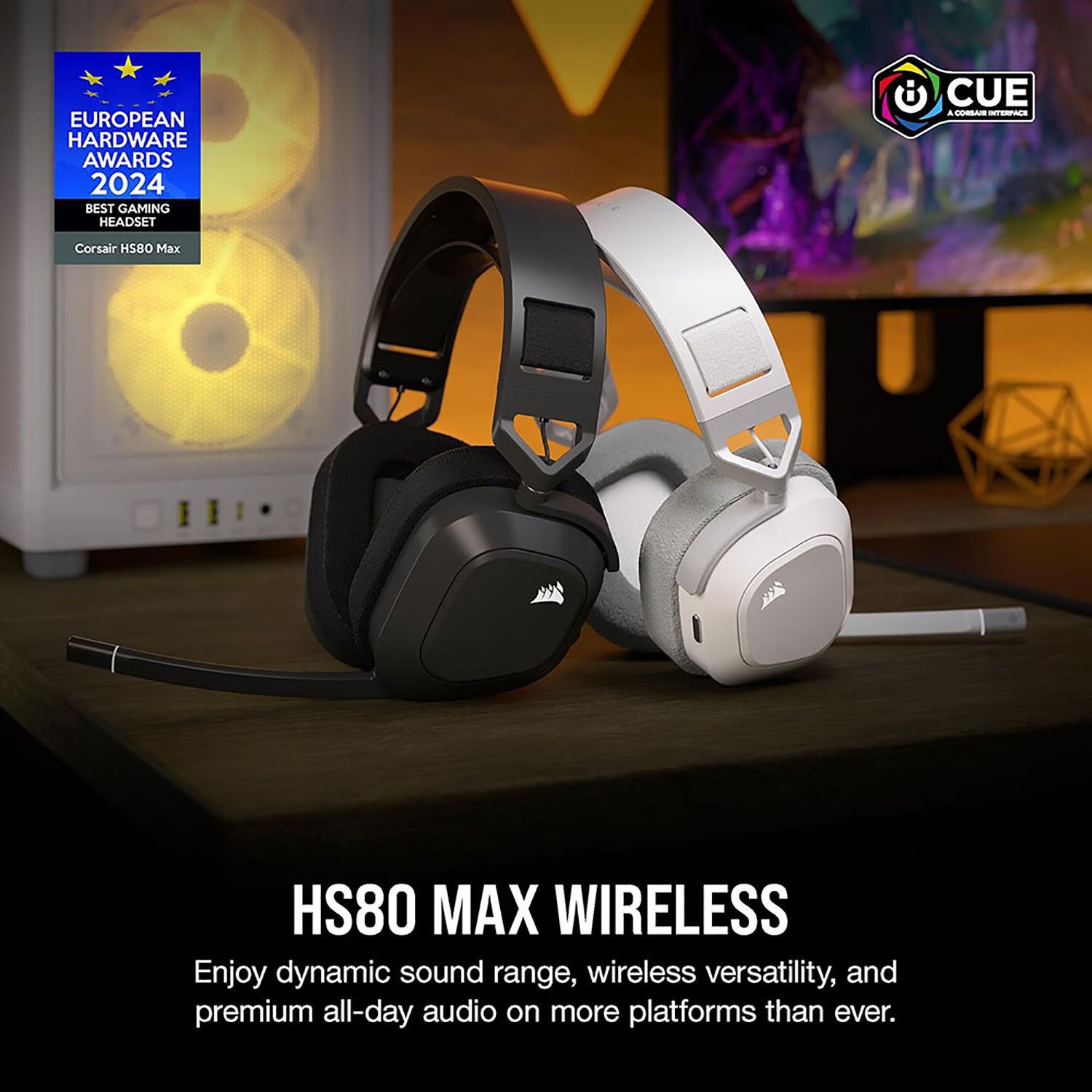 Buy Corsair HS80 MAX PS5, PS4, PC Wireless Gaming Headset - Grey