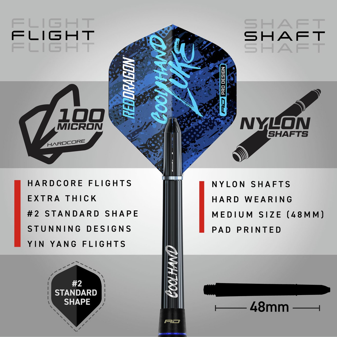 ダーツ RED DRAGON COOLHAND LUKE 22g Buy Red Dragon Luke Humphries Coolhand 22g Brass Darts Set | Dart