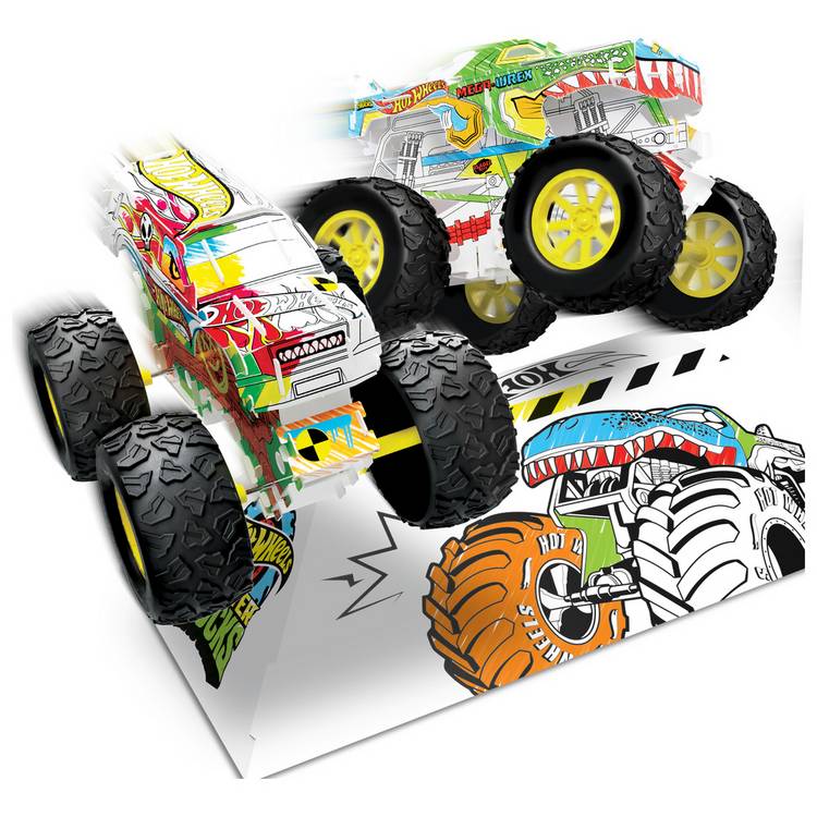 Hot Wheels Monster Trucks Custom Twin Pack 0