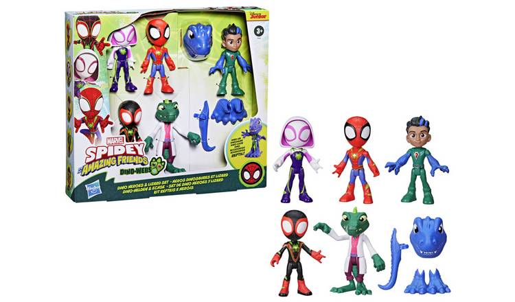 Spidey And His Amazing Friends Figures Dino Collection Pack