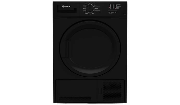 Indesit CYDC82BBGLUK 8KG Condenser Tumble Dryer - Black