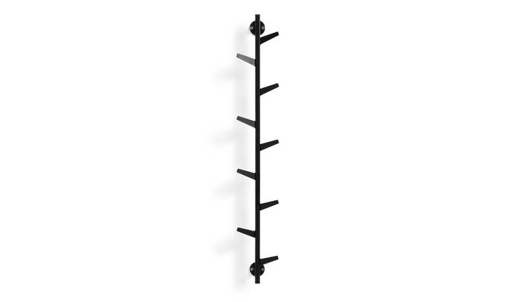 argos coat hook shelf