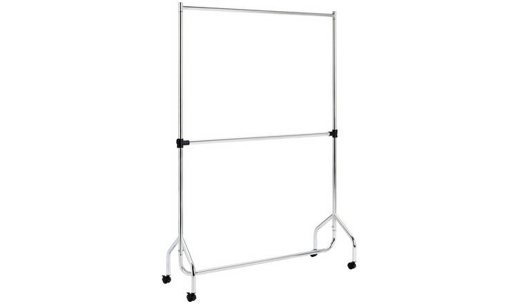 Argos Home Heavy Duty 4ft Clothes Rail - Chrome