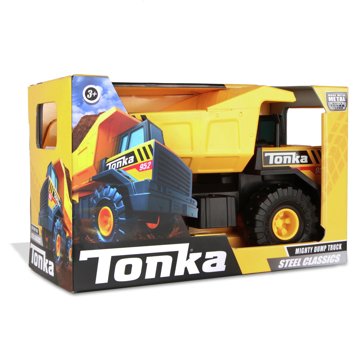 tonka classic dump and loader truck