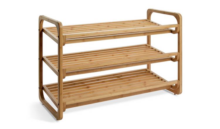 Habitat Belem 3 Shelf Shoe Storage Rack - Natural