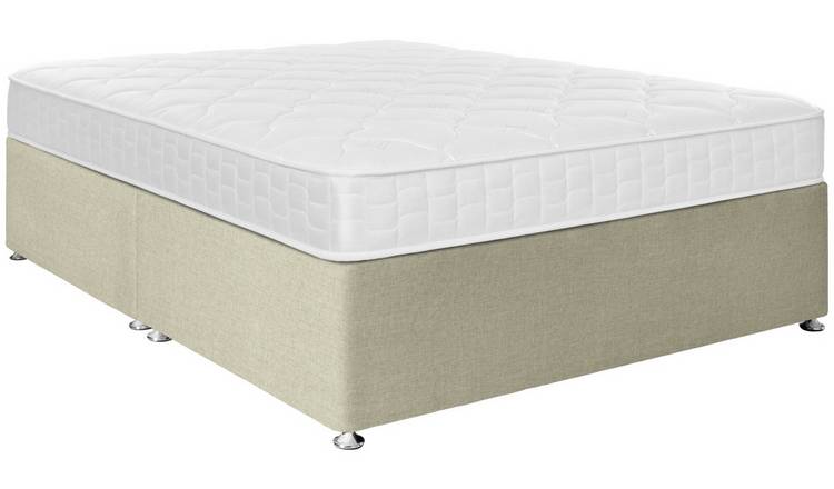 Argos Home Dalham Kingsize Divan Bed - Natural