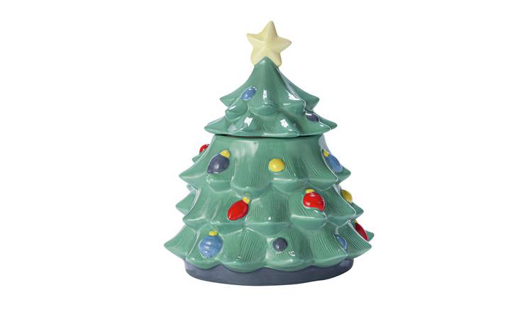 Argos Home Christmas Tree Treat Jar