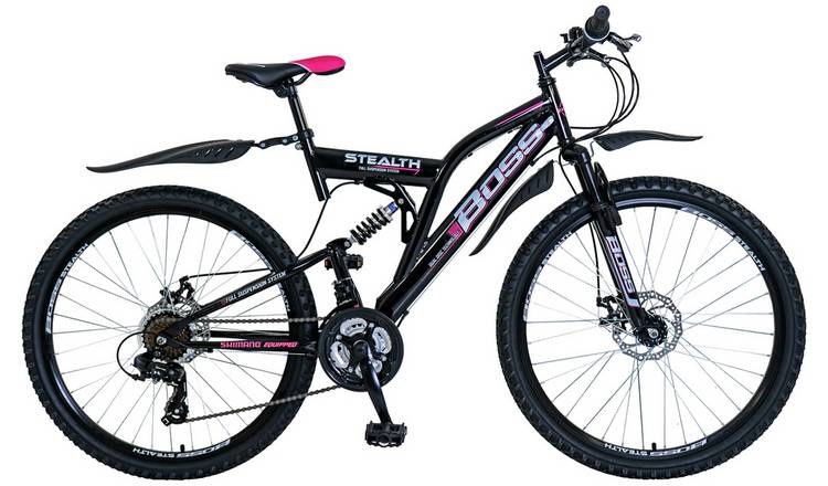 Boss Stealth 26 Inch Kids Mountain Bike - Pink