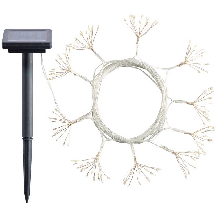Garden by Sainsburys Solar Starburst LED String Lights 0