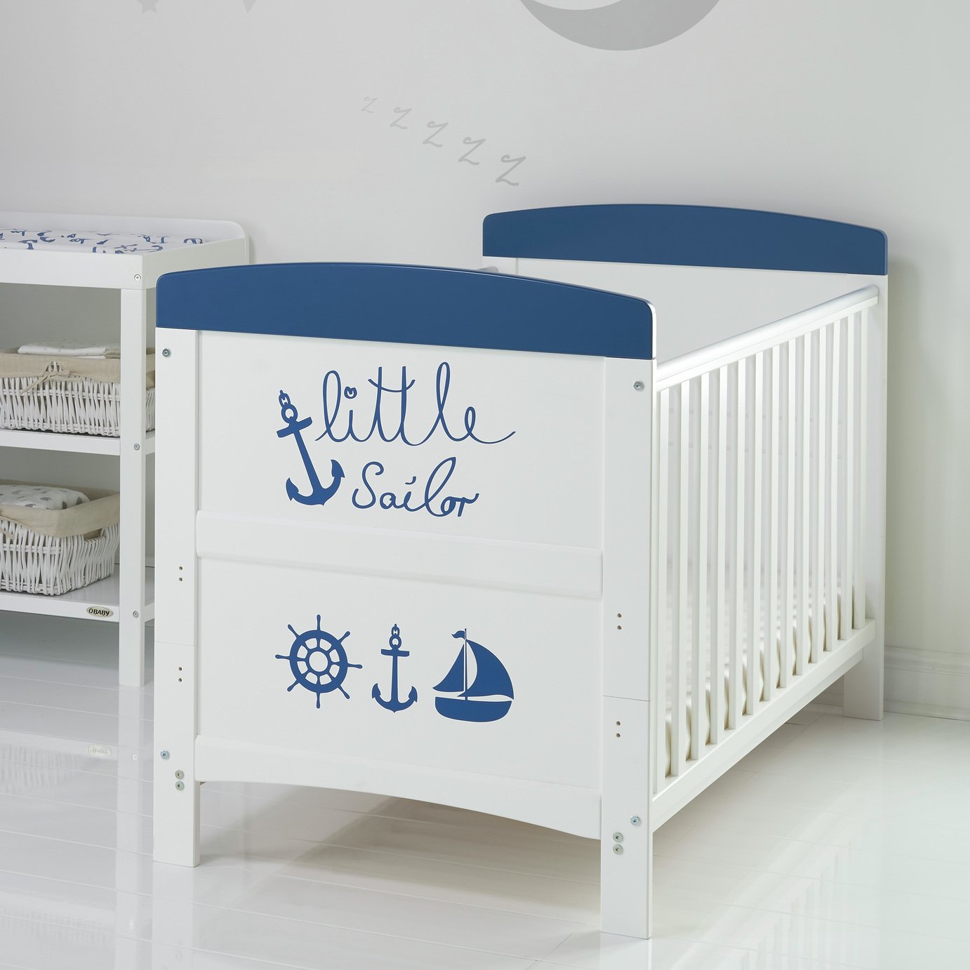 Obaby Grace Inspire Cot Bed - Little Sailor