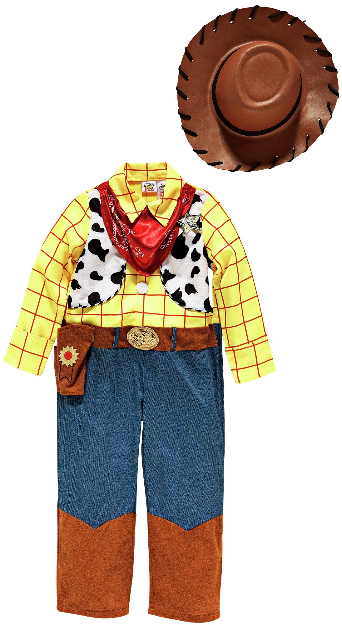 Disney Woody Fancy Dress Costume - 3-4 Years
