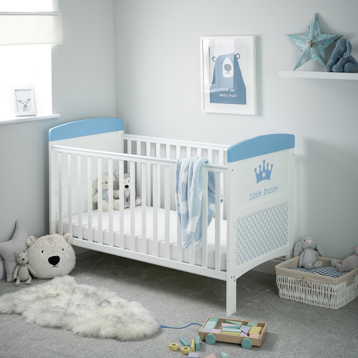 Obaby Grace Inspire Cot Bed - Little Prince